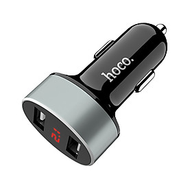 Tẩu sạc ô tô hoco z26 2 cổng usb - hàng chính hãng