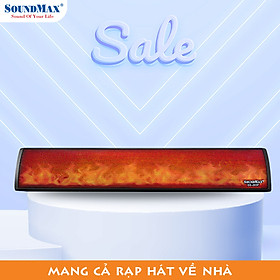 Loa soundbar LED RGB lửa độc đáo SoundMax SB-203F | Soundbar speaker with RGB Flame Effect LED SoundMax SB203F