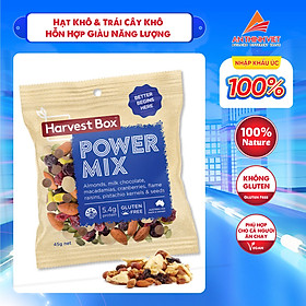 Hạt Dinh Dưỡng Mix Trái Cây Sấy Khô Power Mix Harvest Box gói 45g