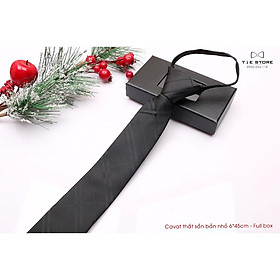 Cà vạt thắt sẵn Hàn Quốc bản nhỏ 6cm * 45cm - Tặng kèm hộp, nhiều mẫu