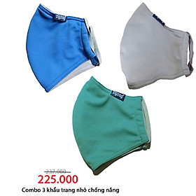 Combo 3 khẩu trang chống nắng UPF50+ zigzag COMBO004