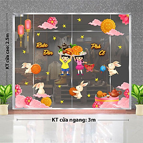 Mua DECAL TRANG TRÍ TRUNG THU 2023  COMBO SỐ 17