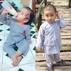 Đồ Lam Đi Chùa Cho Bé # Vạt Hò #Đồ Bộ Bé # Quần Áo Bé