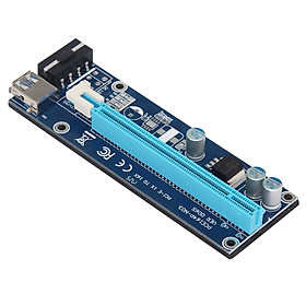 VER006S 0.6M Stable PCI-E Riser Card PCI E USB 3.0 1x to 16x Graphics Express Card Riser Extender for Bitcoin Mining