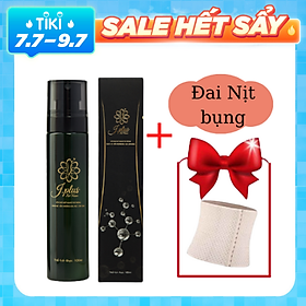 Bộ Sản Phẩm Xịt Nano Tan Mỡ Bụng, Đùi J.PLUS 100ML Chính Hãng + Gen Nịt Bụng