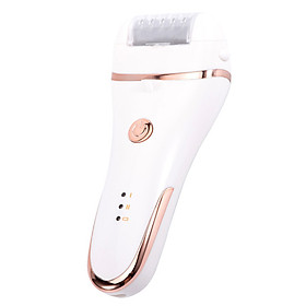 Bộ tẩy vết chai chân bằng điện với 3 đầu mài, có thể sạc lại bằng cáp USB