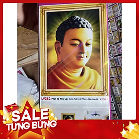 Mua Tranh đính đá cao cấp phật tổ như lai KT 50x70cm