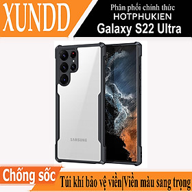 Ốp lưng chống sốc cho Samsung Galaxy S22 / S22 Plus / S22 Ultra hiệu Xundd Fitted Armor Case trang bị túi khí bảo vệ góc, gờ bảo vệ camera - hàng nhập khẩu