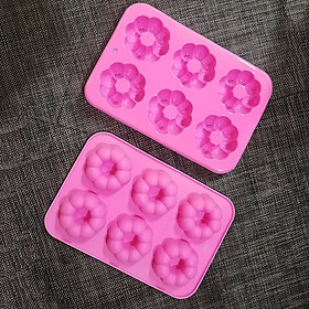 Mua Khuôn silicon donut 6 hoa