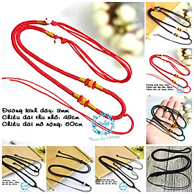 Dây dù phụ kiện trang sức - Vòng cổ dây dù - Dây vải bện - Vòng cổ dây dù