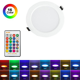 Đèn LED Downlight Âm Trần RGB 16 Màu Điều Khiển Từ Xa - RGBWW Remote 10W