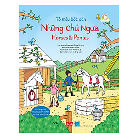 Tô Màu Bóc Dán - Những Chú Ngựa - Horses & Ponies