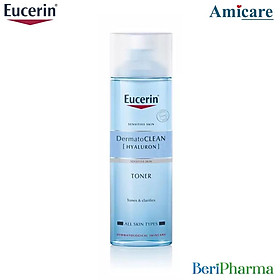 Eucerin Nước Hoa Hồng Dành Cho Da Nhạy Cảm Dermatoclean Clarifying Toner 200ml