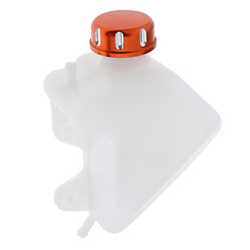 New Orange Water Bottle Coolant Reservoir Tank For Kawasaki