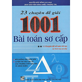 23 Chuyên Đề Giải 1001 Bài Toán Sơ Cấp - Tập 2