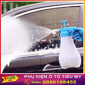 Bình Xịt Tạo Bọt Tuyết Rửa Xe Ô Tô , Xe Máy Cầm Tay 1.8L, Bình Xịt Đa Năng