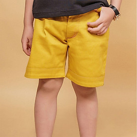 Quần short kaki Lovekids màu vàng - Size 4-5