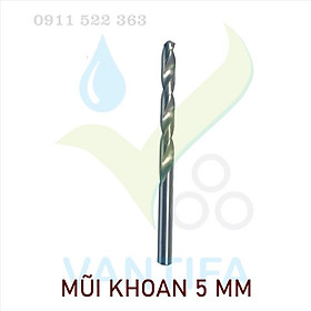 Mũi khoan 5.5mm dùng cho khởi thủy ống 4x6 5x7 loại 1 đầu ren 1 đầu gài