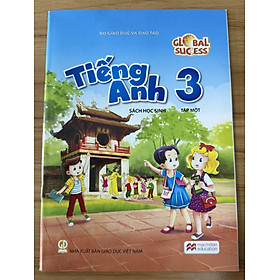 Sách giáo khoa Tiếng Anh Lớp 3- tập một- Global Success- Sách Học Sinh (Kèm bìa bao, nhãn tên)