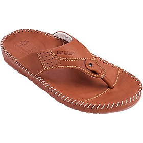 Dép Xỏ Ngón Đan Viền Nam Huy Hoàng HT7725 - Da Bò