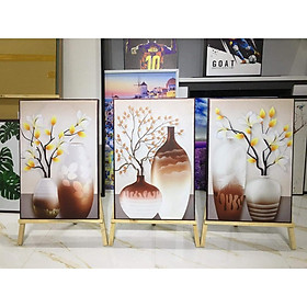 Bộ 3 Tranh Treo Tường Vintage Decor & in theo yêu cầu - Halo Decor