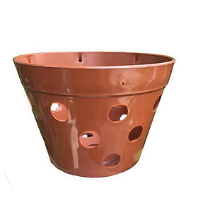 Bộ 5 chậu lan giả đất nung – đường kính miệng 20cm