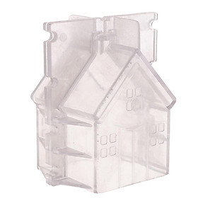 Plastic Clear Candle Mold House Shaped Soap Mould Candles Making Craft Model