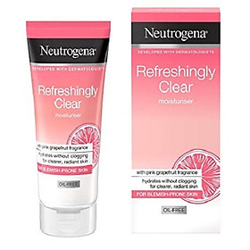 Kem dưỡng kiềm dầu Neutrogena Refreshingly Clear Moisturiser Oil Free - 50 ml (Bill Anh)