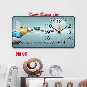 Mua Tranh Đồng Hồ Treo Tường tráng gương ️Mẫu HOT️ Đồng Hồ Pha Lê Trang Trí Decor Nhà Cửa Phòng Khách kim trôi size 40x80