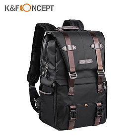Balo đựng máy ảnh và laptop K&F CONCEPT 15.6 inch chống thấm nước với ngăn đựng tripod tích hợp