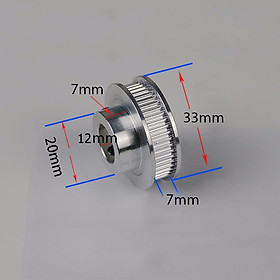 Mua Buly  Puly  Pulley Trục 12mm - 48 Răng  sử dụng với dây đai 2GT-6mm