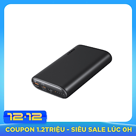 Pin Sạc Aukey PB-Y39 15.000 mAh Lõi Pin Tesla, Sạc Nhanh Power Delivery 18W và Quick Charge 3.0 18W - Hàng Chính Hãng
