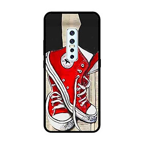 Ốp Lưng in cho Vivo V17 Pro Mẫu Giày Đỏ - Hàng Chính Hãng