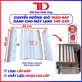 Chuyển hướng gió nhựa loại THÁO RÁP, Mặt nạ đổi hướng gió cục nóng điều hòa Nhựa cao cấp - Điện Lạnh Thuận Dung