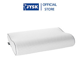 Ruột gối Memory Foam | JYSK Wellpur Valle | trắng | R40xD60xC11/9cm