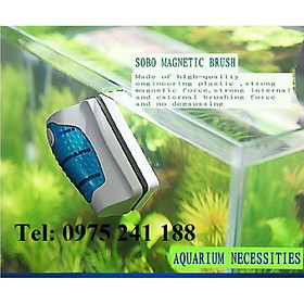 Nam châm cọ bể cỡ trung cho bể kính dày < 8mm