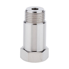 New Stainless O2 Sensor Extension Spacer Fix Adapter Isolator 45mm-M18 x 1.5