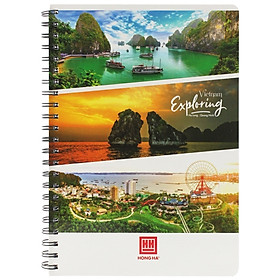 Hình ảnh Sổ Lò Xo Notebook, Cool A4 (200 Trang) - 4145 - Mẫu 3 - Vietnam Exploring - Ha Long - Quang Ninh