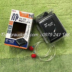 Sủi oxy bể cá hàng Nhật, siêu êm và tiết kiệm điện, công suất 2.7W x 2 vòi, model GEX 6000WB