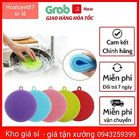 Mua Miếng rửa chén bát bằng silicon tiện dụng siêu bền  giẻ rửa bát đồ gia dụng tiện ích thông minh