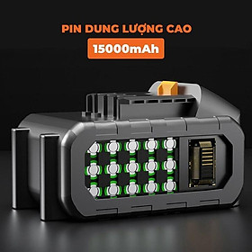 Mua Máy rửa xe dùng pin mini 199V  Máy xịt rửa tăng áp 199V áp lực cao 1400W