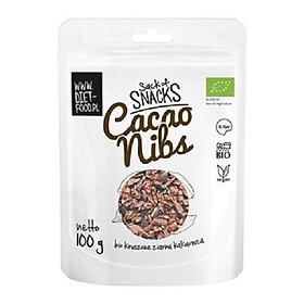 Cacao ngòi hữu cơ Diet Food raw cacao nibs 100g