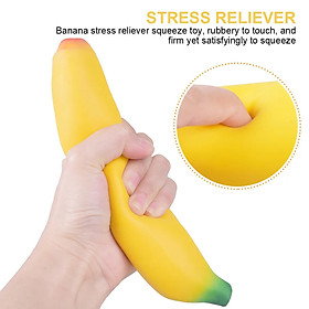 QUÀ TẶNG GIẢM STRESS CHO VĂN PHÒNG HÌNH TRÁI CHUỐI - BANANA STRESS BALL