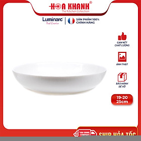 Đĩa Sâu Thủy Tinh Luminarc Diwali Lines 20cm kháng vỡ, cường lực - 1 đĩa - Q1662