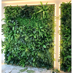 Tường cây giả trang trí - trang trí tường cây xanh, tường nhà, quán ăn, cửa hàng cực bắt mắt (giá vật tư, tính theo m2)