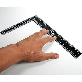 Mua THƯỚC GÓC ĐEN 200X300mm   400X600mm TOLSEN 35042  35043 - HÀNG CHÍNH HÃNG