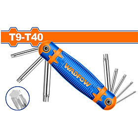 Mua  CHÍNH HÃNG  Bộ 8 chìa lục giác sao T9-T40 WHK3281 WADFOW