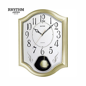 Mua Đồng hồ treo tường Nhật Bản RHYTHM CMJ494BR18  Kt 29.0 x 39.0 x 6.0cm  1.13kg  Vỏ Nhựa