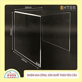 Mua Kệ livestream  Kệ mica chữ U trong suốt để đồ đa năng  Kệ trưng bày mica 3 mặt uốn Enter TB139 200x200x200mm mica dày 3mm (20)
