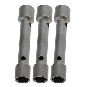3x Spark Plug Socket 16/18mm Thin Wall - 4.6Inch Swivel Extension Access for Motorbike / Tools / Workshop